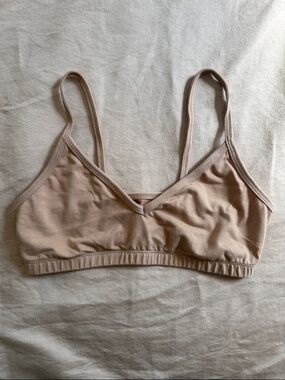 NWOT Blue Canoe Organic Cotton Cami Bra / Bralette in Nude